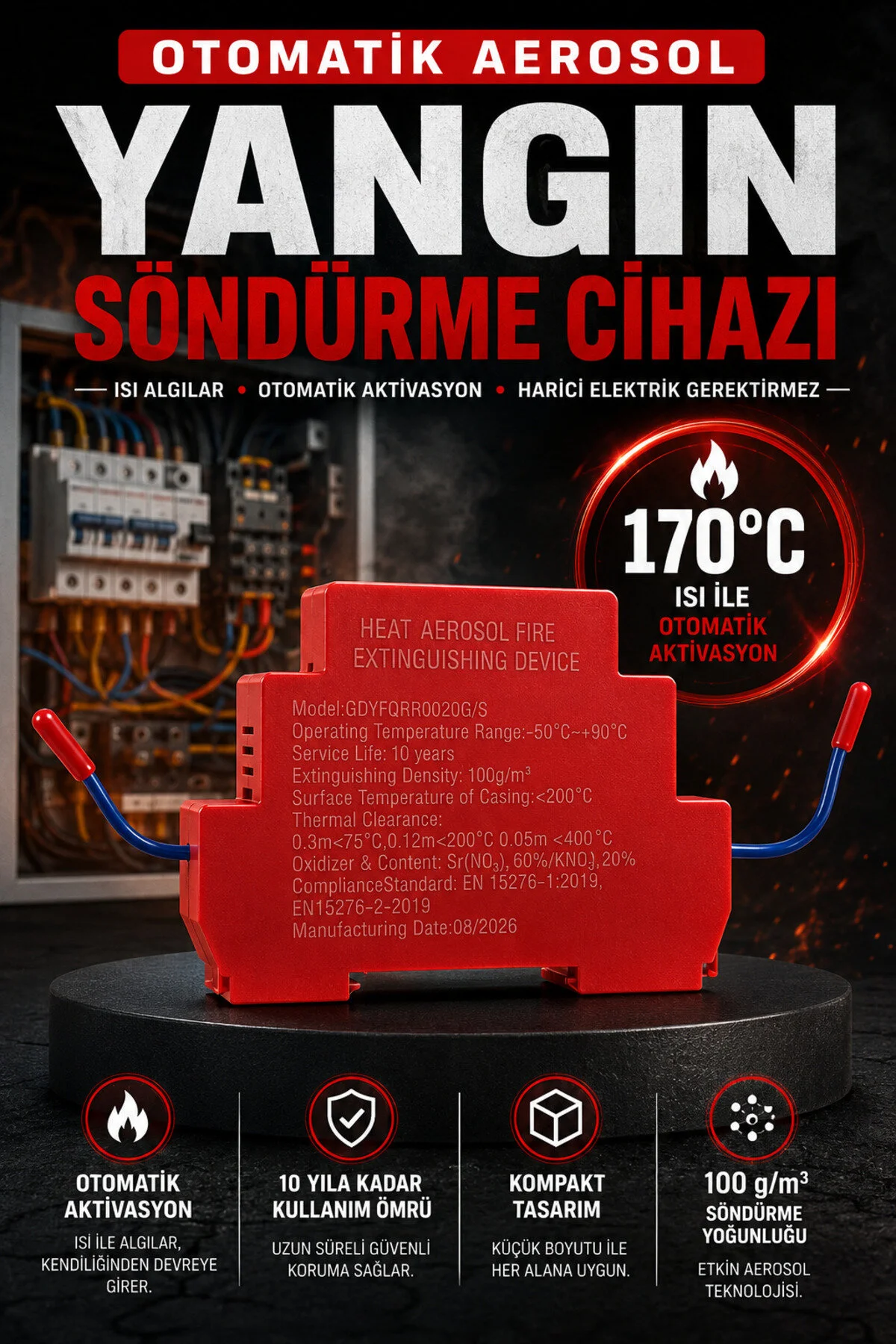 OTOMATİK YANGIN SÖNDÜRME CİHAZI